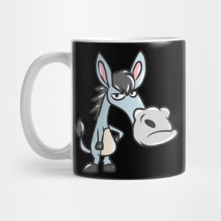 Sweet donkey kids comic donkey mule draft animal Muli Mug